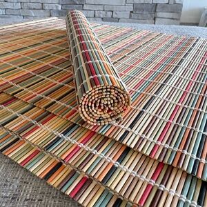 Colorful Bamboo Placemats